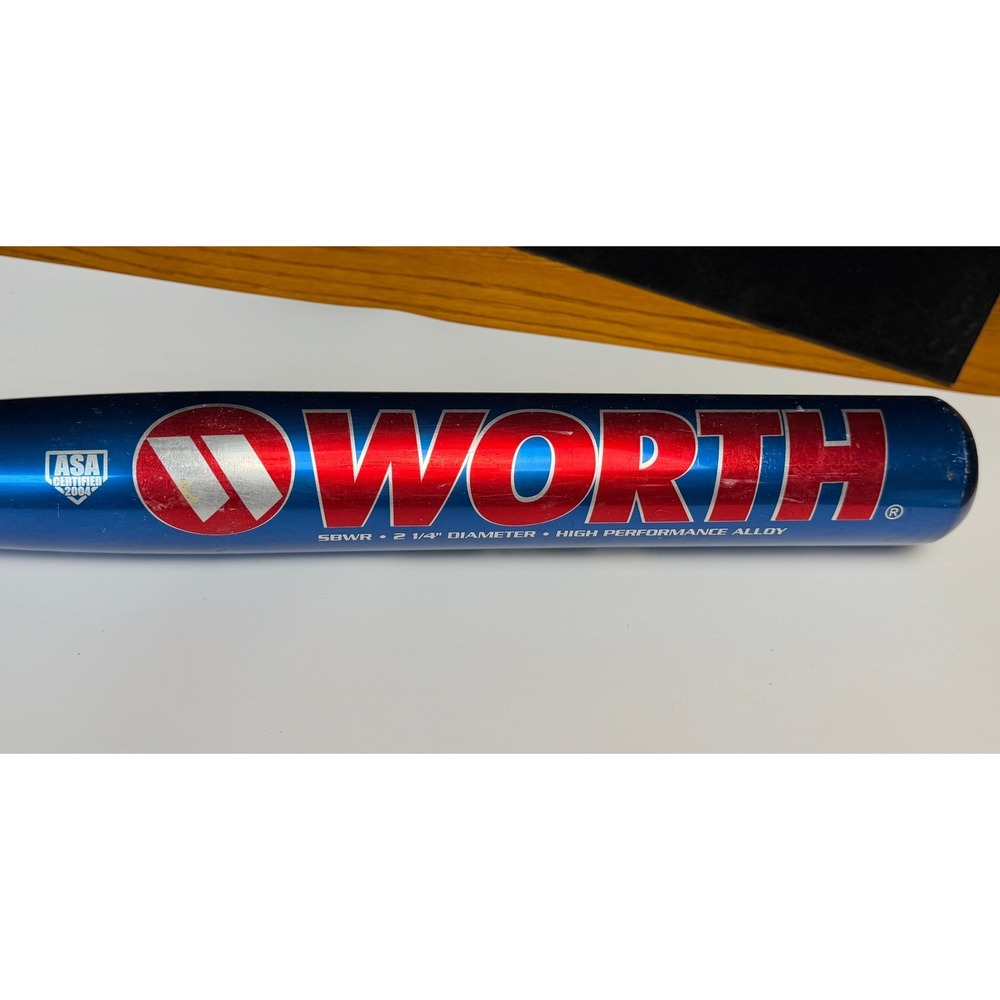 Worth Supercell SBWR Softball Bat-High Performance Alloy Blue 34in 26oz ASA 2004